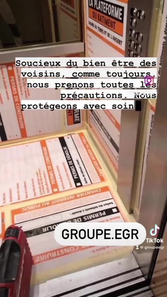 Protection voisins chantier — Groupe EGR Paris